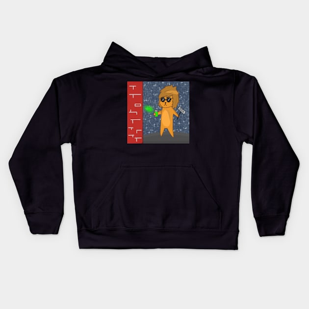 Ban Hammer Kids Hoodie by BushyLion